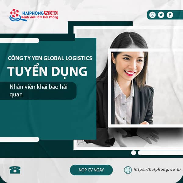 image cong ty yen global logistics hai phong can tuyen nhan vien khai bao hai quan 4 130922 034158